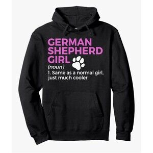 sweatshirt Funny German Shepherd Girl Definition Pullover Hoodie dog lover XL